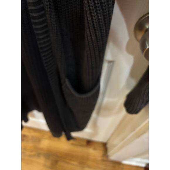 Oddi Very Oversized Long Knit Charcoal Cardigan Size M/L - Picture 6 of 6